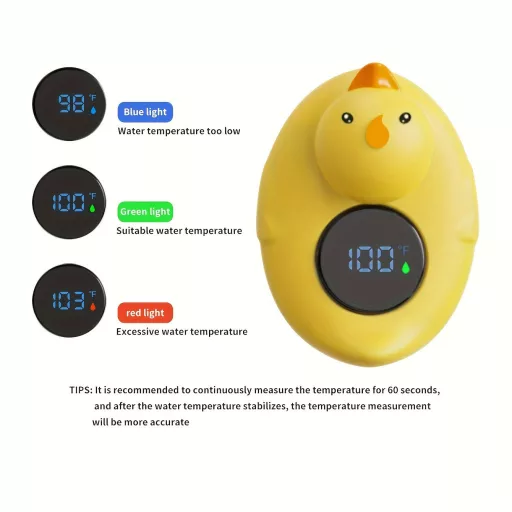 Digitális Fürdőhőmérő Gyerekeknek – Automatikus Be-/Kikapcsolás