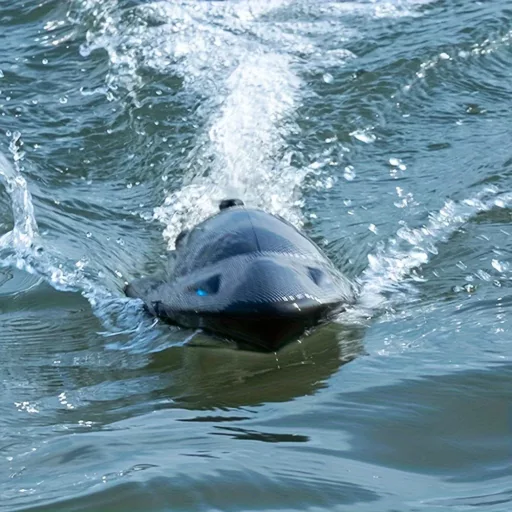 Távirányítós Jet Boat - Nagy sebességű elektromos 40KM/H (24.85 MPH) távirányítós csónak turbó gázturbinás hajtással és LED fényekkel,