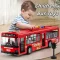 30.48 cm-es piros és kék dupla ajtós busz