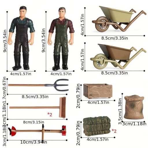 Oktató tanyai játékkészlet fiúknak és lányoknak