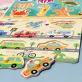 Montessori fejlesztő fa puzzle játék