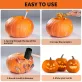   13db, prémium rozsdamentes acél tökfaragó készlet kalapáccsal - tökéletes Halloween dekorációhoz és faragáshoz
