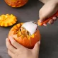   7 részes rozsdamentes acél tökfaragó késkészlet tároló táskával - Tökéletes Halloweeni dekorációhoz