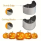   10 darabos Halloween tökfaragó rozsdamentes acél formakészlet - Tökéletes DIY sütéshez és díszítéshez - Alkalmas különböző tök méretekhez - Márka: Sinzaz