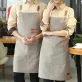   Szakácsvászon Kötény Keresztezett Vállpántokkal És 3 Zsebbel, Főzéshez, Grillezéshez, Grillezéshez, Munkához, Festéshez, Kertészkedéshez, Sütéshez Férfiaknak És Nőknek