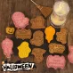   8 db-os Halloween süti kiszúró készlet, tartós műanyag kekszformák