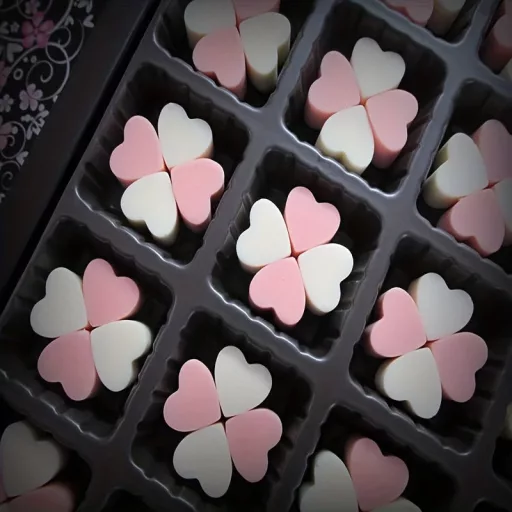 1db 55 lyukú 3D jégkocka tálca mini szív szilikon forma csokoládé fondant forma tészta zselé keksz sütő torta díszítő eszközök
