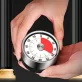   Rozsdamentes Acél Konyhai Időzítő - 60 Perces Mechanikus Visszaszámlálás