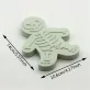   3D Váz Skelet Gingerbread Man Süti Kiszúró Szett, Műanyag Süteménynyomó Forma Sütéshez és Torta Dekoráláshoz