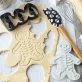   3D Váz Skelet Gingerbread Man Süti Kiszúró Szett, Műanyag Süteménynyomó Forma Sütéshez és Torta Dekoráláshoz