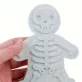   3D Váz Skelet Gingerbread Man Süti Kiszúró Szett, Műanyag Süteménynyomó Forma Sütéshez és Torta Dekoráláshoz
