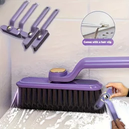   Csempetisztító Kefe Szett Fürdőszobához, Konyhához, WC-hez 360°-ban Forgó Fejjel