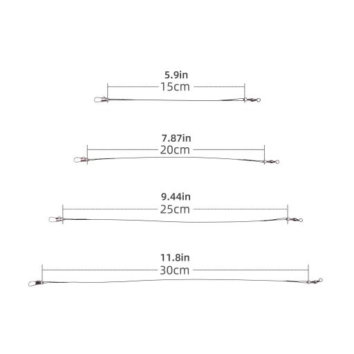 20db Acél Horgászzsinór Forgó És Magpórázzal