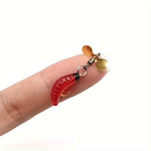 5 db, színes csali csillogó propellerrel horgászathoz