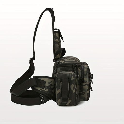 Horgász válltáska bottartóval