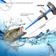   1db Easy Fish Hook Remover - T Alakú Eszköz A Gyors És Fájdalommentes Horogeltávolításhoz
