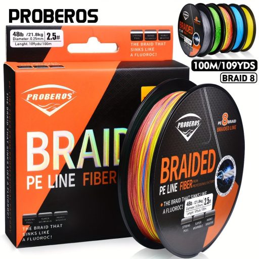 PROBEROS Szuper erős 8 szálas fonott horgászzsinór