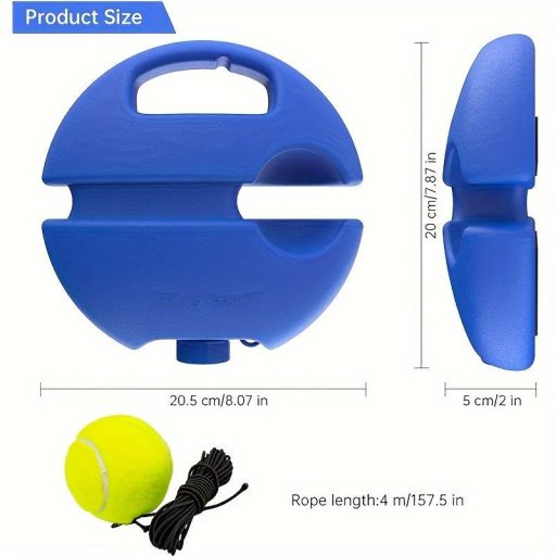 Tenisz gyakorló tartó zsinórral