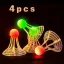 4db Fluoreszkáló, szélálló tollaslabda