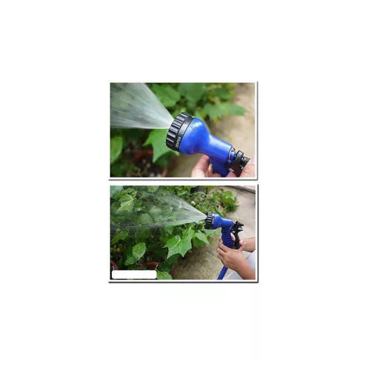 Kerticső 4-8m x-hose locsolófejjel - Kerti tömlő flexibilis anyagból, öntözéshez, kert locsoláshoz, tartós kivitelben.