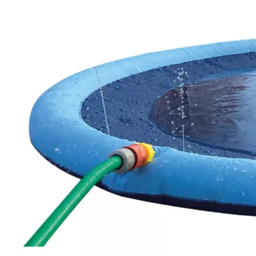 AquaFun Kutyamedence Vízipermettel – Nyári Hűsölés Játékosan