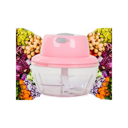 Elektromos Zöldségaprító és Hagymaaprító – USB Tölthető, Rozsdamentes Acél Pengével