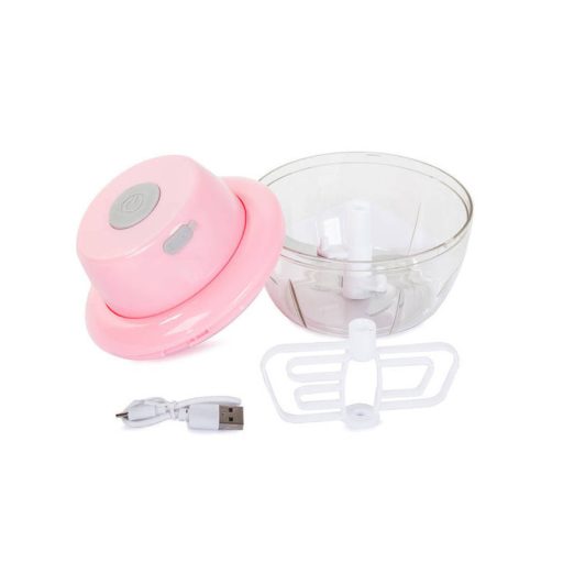 Elektromos Zöldségaprító és Hagymaaprító – USB Tölthető, Rozsdamentes Acél Pengével