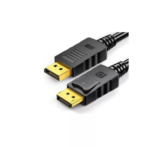 DisplayPort Kábel 1.8 m – DP 1.2 Video és Audio Átvitellel, Full HD / 4K Kompatibilis