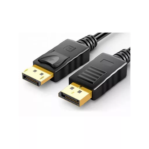 DisplayPort Kábel 1.8 m – DP 1.2 Video és Audio Átvitellel, Full HD / 4K Kompatibilis