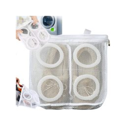   Hálós Cipőmosó és Fehérnemű Mosózsák Cipzárral – Tágas, Zsebes Védőtáska Gépi Mosáshoz