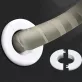   Dekoratív légkondicionáló fali lyukfedő, tömítőfedél és dekoratív gyűrű, fehér, 55/65/75 mm Fehér, 75 mm