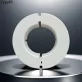   Dekoratív légkondicionáló fali lyukfedő, tömítőfedél és dekoratív gyűrű, fehér, 55/65/75 mm Fehér, 75 mm