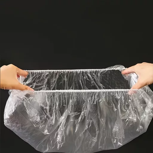 10 db-os készlet extra nagy, vastagított légkondicionáló porvédő, átlátszó PET, 70 × 145 cm