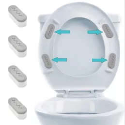   4 db WC-ülőke párna, bidé ülőke párnák erős párnázással és ragasztó funkcióval, bidé kiegészítőhöz