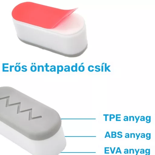 4 db WC-ülőke párna, bidé ülőke párnák erős párnázással és ragasztó funkcióval, bidé kiegészítőhöz
