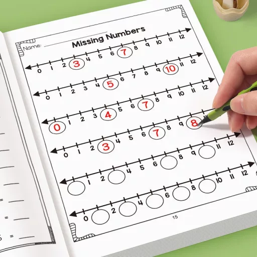 32 oldalas interaktív matematikai gyakorlófüzet fiataloknak – összeadás és kivonás gyakorlása