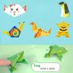  108 db-os kreatív origami papírhajtogatás készlet, 54 origami mintával, lépésről lépésre útmutatóval