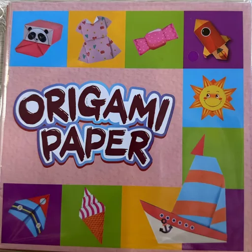 108 db-os kreatív origami papírhajtogatás készlet, 54 origami mintával, lépésről lépésre útmutatóval