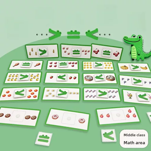 Kapzsi krokodil fejlesztő matematikai játék