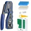 50 db Erős RJ45 krimpelő szett kábelteszterrel, vágóval - Cat5e/Cat5/Cat6 Ethernethez