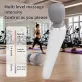   Kézi hordozható masszázspisztoly - USB-C tölthető, ultra-csendes, mélyszöveti masszázs nyakra, hátra, lábakra Fehér