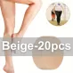   20 db Láthatatlan combvédő párna – önragasztó, izzadásfelszívó és csúszásgátló belső combvédő nőknek - Bézs
