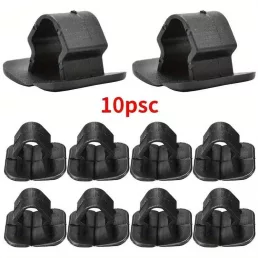   10 db autó motorháztető szigetelés rögzítő csipesz szegecs VW, SEAT, Skoda modellekhez, PVC Fekete, 10 db