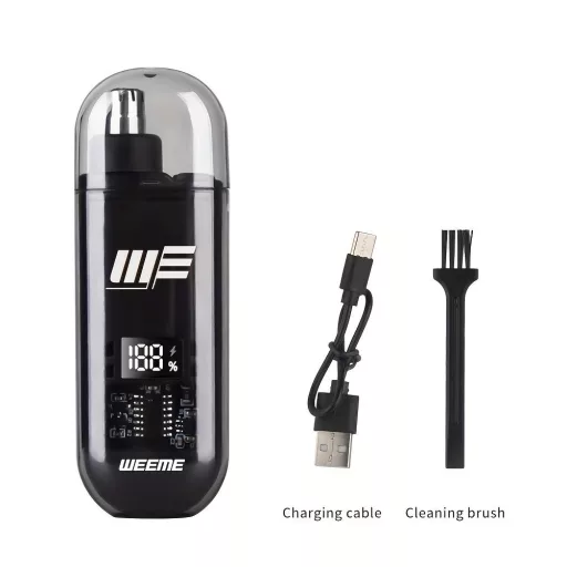 WEEME férfi USB-ről működő fül- és orrszőrnyíró LCD kijelzővel, újratölthető akkumulátorral Narancs