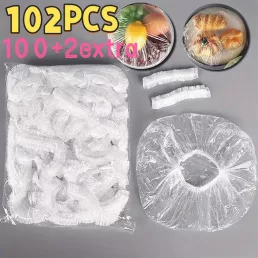   102 db Újrafelhasználható, rugalmas ételtakarók 102 db, átlátszó
