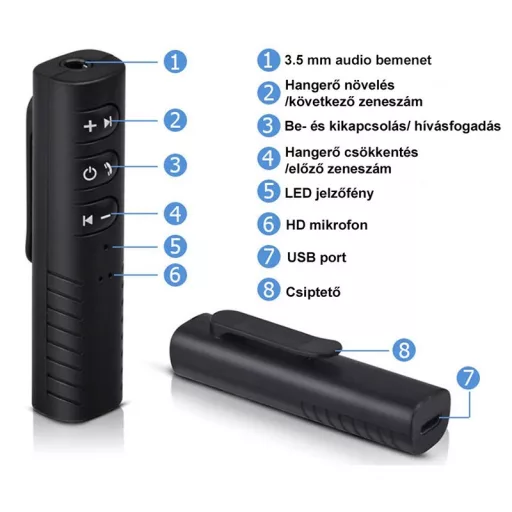 Mini vezeték nélküli bluetooth adapter