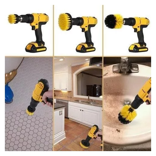 Súrolókefe szett fúrógéphez