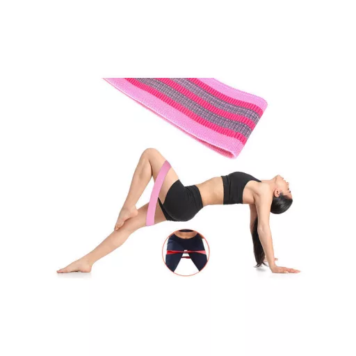 3 darab rugalmas szalag edzéshez - fitness gumiszalagok - sport rugalmas szalagok - edzés eszközök - fitnesz kiegészítők