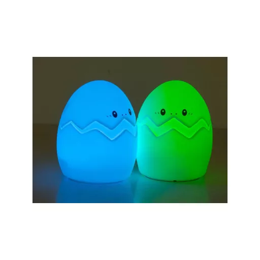 Gyerek éjjeli fény RGB érintős USB tojás - LED
