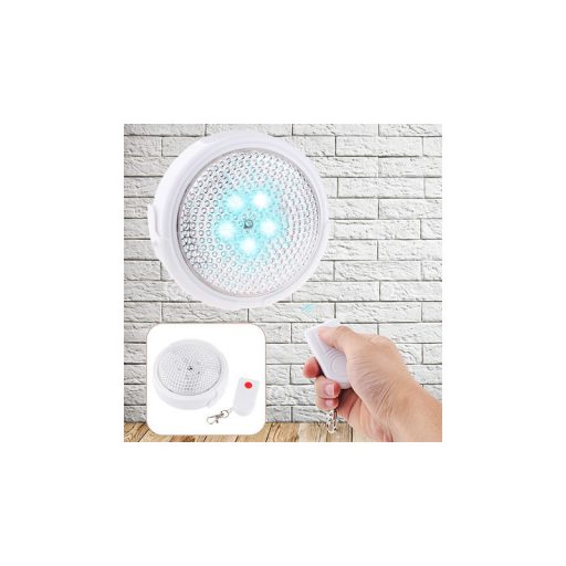 Érintésérzékeny lámpa 5 LED-del távirányítóval és elemekkel